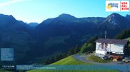 Archiviertes Webcam Bild: Seilbahnen Sonntag: Bergstation Pendelbahn am 12.07.2026 um 20:50 Uhr