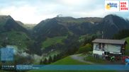 Archiviertes Webcam Bild: Seilbahnen Sonntag: Bergstation Pendelbahn am 11.10.2026 um 08:22 Uhr