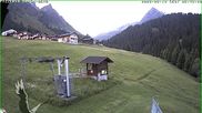 Archiviertes Webcam Bild: Gargellen: Talabfahrt bei Pizzeria Barga am 19.06.2026 um 06:38 Uhr