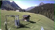 Archiviertes Webcam Bild: Gargellen: Talabfahrt bei Pizzeria Barga am 19.06.2026 um 10:38 Uhr