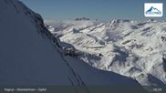 Archived webcam image showing Top Station Kitzsteinhorn on 13 Mar 2026 at 09:50