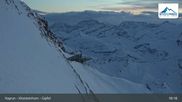 Archived webcam image showing Top Station Kitzsteinhorn on 13 Mar 2026 at 19:50