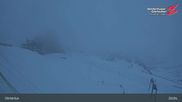 Archived webcam image showing Hintertux Glacier: "Gefrorene Wand" Summit on 12 Apr 2026 at 21:01