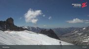 Archived webcam image showing Hintertux Glacier: "Gefrorene Wand" Summit on 12 Jul 2026 at 11:30