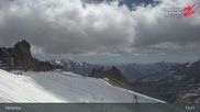 Archived webcam image showing Hintertux Glacier: "Gefrorene Wand" Summit on 12 Jul 2026 at 13:30