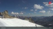 Archived webcam image showing Hintertux Glacier: "Gefrorene Wand" Summit on 12 Jul 2026 at 17:30