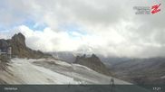 Archived webcam image showing Hintertux Glacier: "Gefrorene Wand" Summit on 29 Aug 2026 at 17:54
