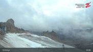 Archived webcam image showing Hintertux Glacier: "Gefrorene Wand" Summit on 29 Aug 2026 at 21:54