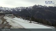 Archiviertes Webcam Bild: Bergstation Panoramabahn Elfer (1790m) am 12.04.2026 um 17:01 Uhr
