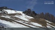 Archived webcam image showing Upper station panoramic railway `Elfer` (1790m) on 23 Apr 2026 at 11:33