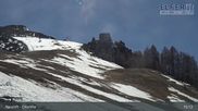 Archived webcam image showing Upper station panoramic railway `Elfer` (1790m) on 23 Apr 2026 at 15:33