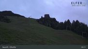 Archived webcam image showing Upper station panoramic railway `Elfer` (1790m) on 12 Jun 2026 at 05:06