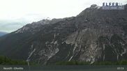 Archived webcam image showing Upper station panoramic railway `Elfer` (1790m) on 12 Jun 2026 at 07:06