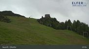 Archived webcam image showing Upper station panoramic railway `Elfer` (1790m) on 12 Jun 2026 at 08:06