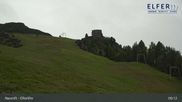 Archived webcam image showing Upper station panoramic railway `Elfer` (1790m) on 12 Jun 2026 at 09:06