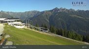 Archiviertes Webcam Bild: Bergstation Panoramabahn Elfer (1790m) am 12.07.2026 um 07:08 Uhr