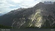 Archived webcam image showing Upper station panoramic railway `Elfer` (1790m) on 27 Jul 2026 at 15:24