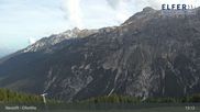 Archived webcam image showing Upper station panoramic railway `Elfer` (1790m) on 1 Oct 2026 at 13:29