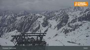 Archiviertes Webcam Bild: Stubaier Gletscher: Daunjochbahn am 12.04.2026 um 19:02 Uhr