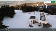 Archived webcam image showing Top Station at Hochficht Ski Resort on 26 Feb 2026 at 07:53
