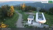 Archived webcam image showing Top Station at Hochficht Ski Resort on 29 May 2026 at 05:09
