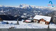 Archived webcam image showing Bischling - Werfenweng Ski Resort on 27 Feb 2026 at 09:35