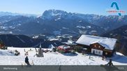 Archived webcam image showing Bischling - Werfenweng Ski Resort on 27 Feb 2026 at 15:35