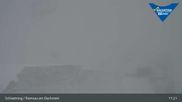 Archived webcam image showing Dachstein Top Station on 1 Apr 2026 at 11:55