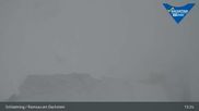 Archived webcam image showing Dachstein Top Station on 1 Apr 2026 at 13:55