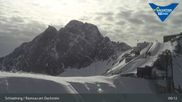 Archived webcam image showing Dachstein Top Station on 12 Apr 2026 at 09:54