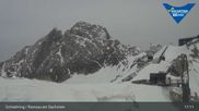 Archived webcam image showing Dachstein Top Station on 12 Apr 2026 at 17:54