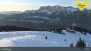 Archived webcam image showing Planai Top Station on 28 Feb 2026 at 17:59