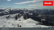 Archived webcam image showing Kitzbüheler Hornköpfl Mountain on 5 Apr 2026 at 15:18