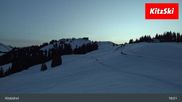 Archived webcam image showing Hahnenkamm Mountain on 6 Mar 2026 at 01:39