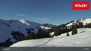 Archived webcam image showing Hahnenkamm Mountain on 5 Apr 2026 at 08:31