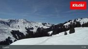 Archived webcam image showing Hahnenkamm Mountain on 5 Apr 2026 at 11:31