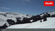 Archived webcam image showing Hahnenkamm Mountain on 5 Apr 2026 at 13:31