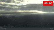 Archived webcam image showing Hahnenkamm Mountain on 21 May 2026 at 07:41