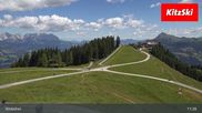 Archived webcam image showing Hahnenkamm Mountain on 4 Jul 2026 at 11:21