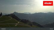 Archived webcam image showing Hahnenkamm Mountain on 14 Jul 2026 at 08:13