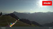 Archived webcam image showing Hahnenkamm Mountain on 29 Jul 2026 at 07:01