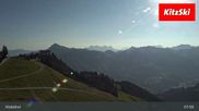 Archived webcam image showing Hahnenkamm Mountain on 29 Jul 2026 at 08:01