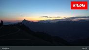 Archived webcam image showing Hahnenkamm Mountain on 3 Aug 2026 at 05:55