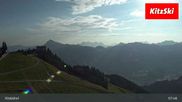 Archived webcam image showing Hahnenkamm Mountain on 3 Aug 2026 at 08:55