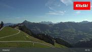 Archived webcam image showing Hahnenkamm Mountain on 2 Sep 2026 at 09:19