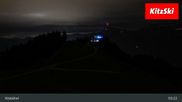 Archived webcam image showing Hahnenkamm Mountain on 10 Oct 2026 at 03:34