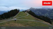 Archived webcam image showing Hahnenkamm Mountain on 10 Oct 2026 at 07:34