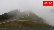 Archived webcam image showing Hahnenkamm Mountain on 10 Oct 2026 at 15:34