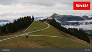 Archived webcam image showing Hahnenkamm Mountain on 10 Oct 2026 at 17:34