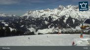 Archived webcam image showing Top Station Hochmaisalm Maria Alm on 26 Feb 2026 at 13:27